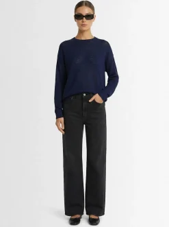 Maglia girocollo Soffio in cashmere