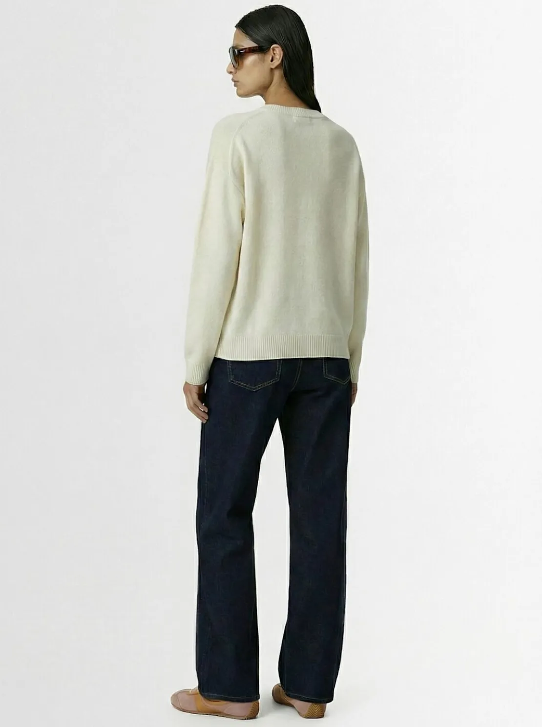 Maglia girocollo Soffio in cashmere