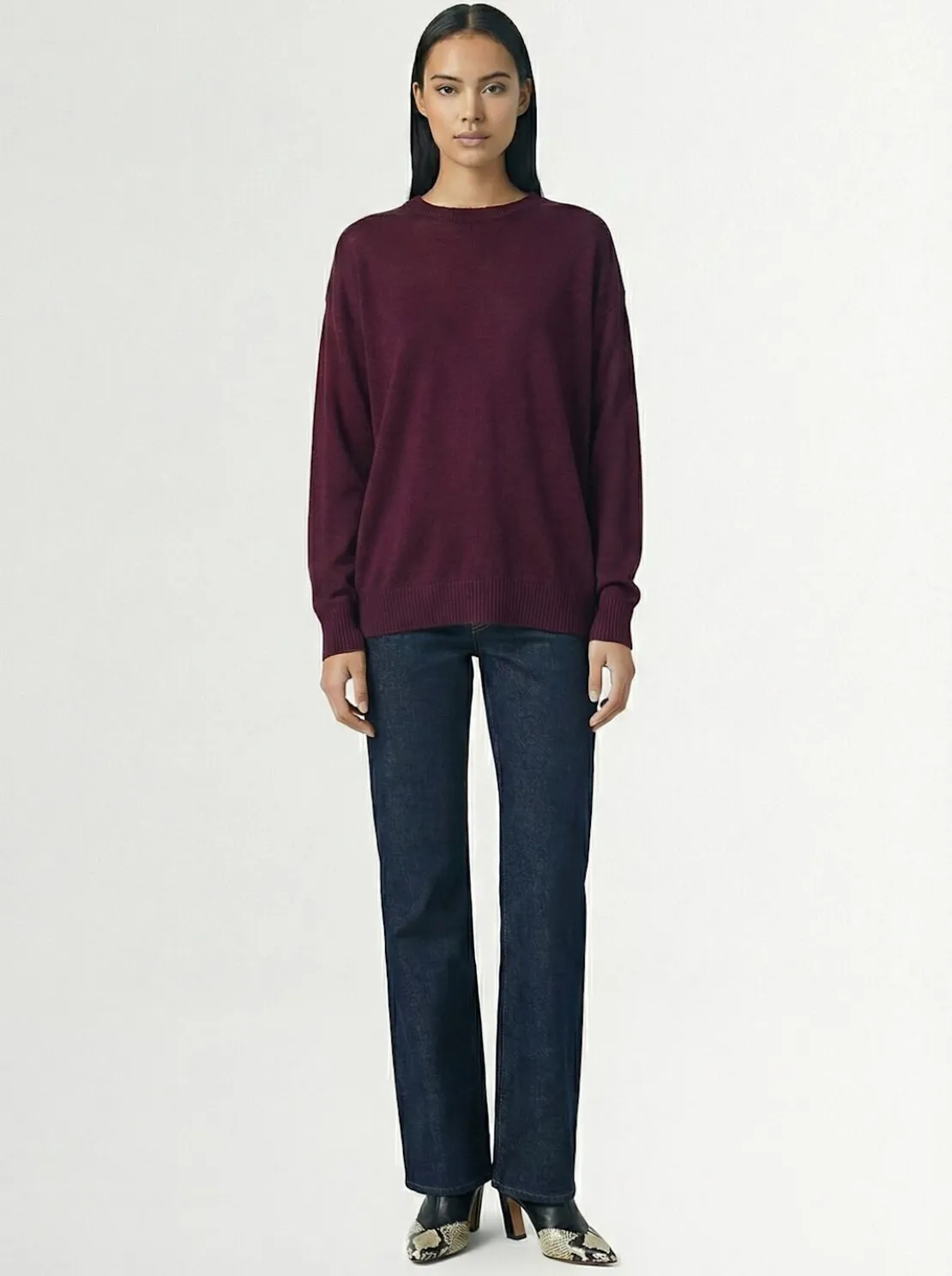 Maglia girocollo Soffio in cashmere