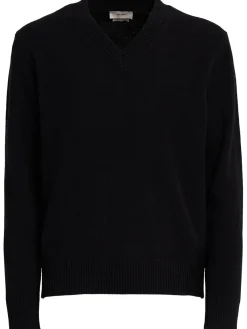Maglia in lana con scollo a V