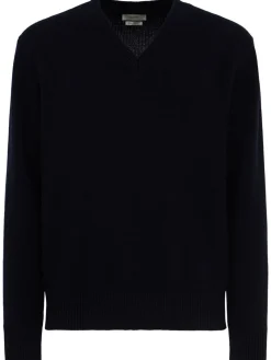 Maglia in lana con scollo a V