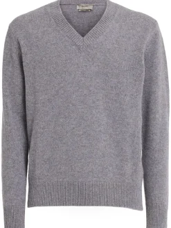 Maglia in lana con scollo a V
