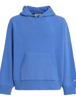 Maglia in misto lana con cappuccio