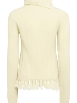 Maglia in misto lana con collo alto