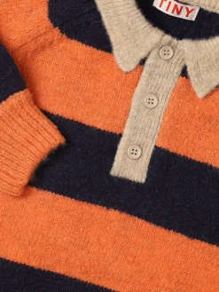 Maglia in poly a righe