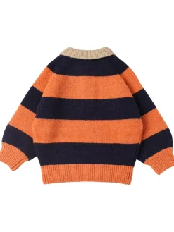 Maglia in poly a righe