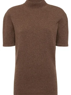 Maglia La Maille Castagna in misto lana