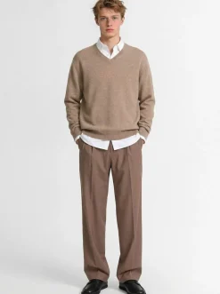 Maglia Rod in cashmere con scollo a V