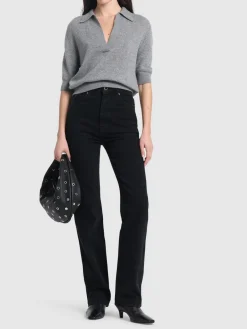 Maglia Shrunken Jo in misto cashmere