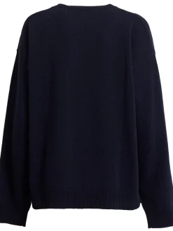 Maglia Zefiro in eco-cashmere con scollo a V