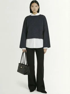 Maglione cropped Greta in lana