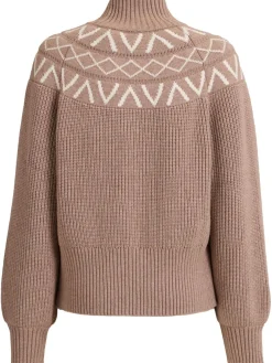 Marcie Fairisle yoke knit sweater