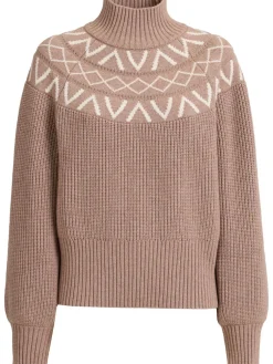 Marcie Fairisle yoke knit sweater