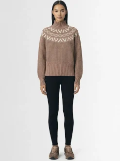 Marcie Fairisle yoke knit sweater