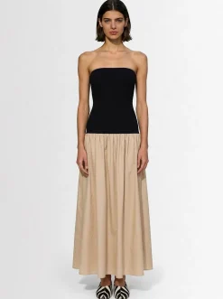 Marc strapless long dress