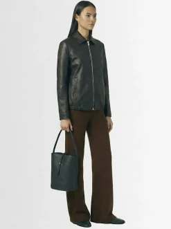 Maryllon grain leather tote bag