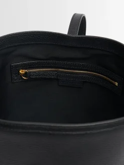 Maryllon grain leather tote bag