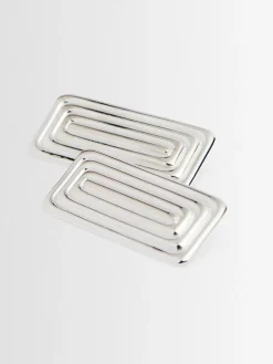 Maze stud earrings
