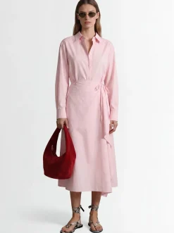 Midi shirt dress