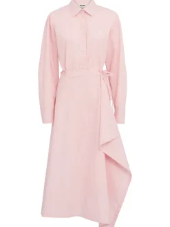 Midi shirt dress