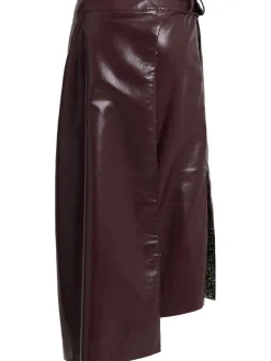 Midi skirt w/ buckle belt