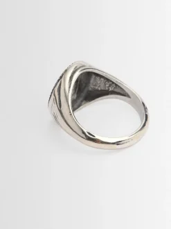 Midnight silver ring