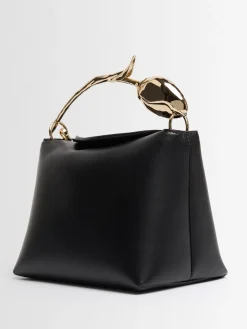 Mini Bloom leather top handle bag