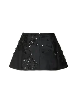 Minigonna Duchesse con decorazioni