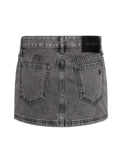 Minigonna in denim multi-tasche