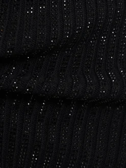 Minigonna in maglia / decorazioni