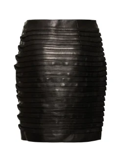 Minigonna in pelle