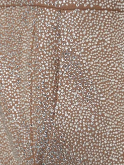 Minigonna in viscosa con paillettes