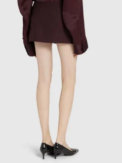 Minigonna Jett in misto lana