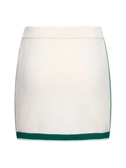 Minigonna tennis in maglia di lana