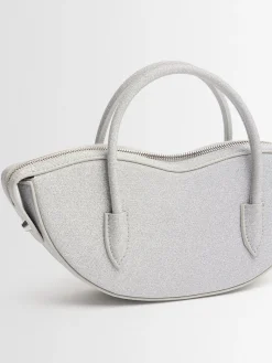 Mini Lips glitter top handle bag
