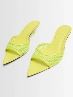 20mm Mesh heeled mules