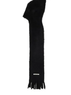 Mohair & wool scarf