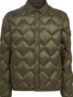 Moulleau quilted nylon down shirt jacket