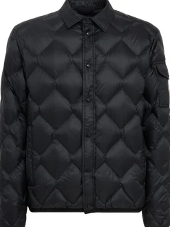 Moulleau quilted nylon down shirt jacket