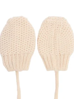 Muffole in maglia di misto lana