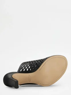 Mules in pelle 75mm