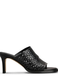 Mules in pelle 75mm