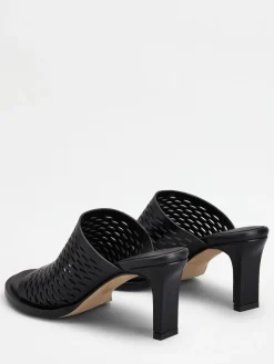 Mules in pelle 75mm