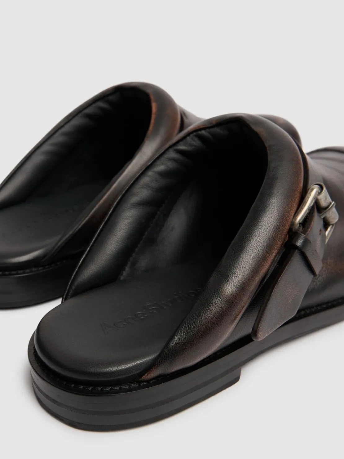 Mules in pelle 20mm