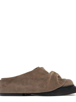 Mules Mini Robin in camoscio 30mm