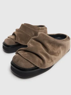 Mules Mini Robin in camoscio 30mm