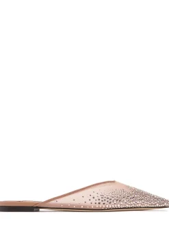 Mules Vivi in mesh con cristalli 10mm