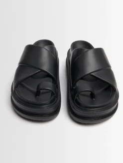 Multiple sole foam sandals
