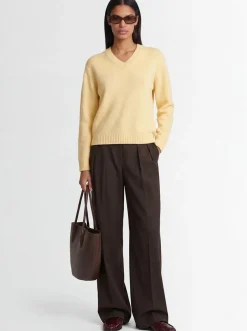 Nevia cashmere v-neck sweater