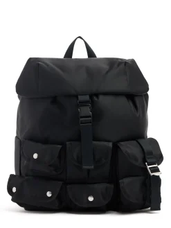 Nylon backpack w/pockets